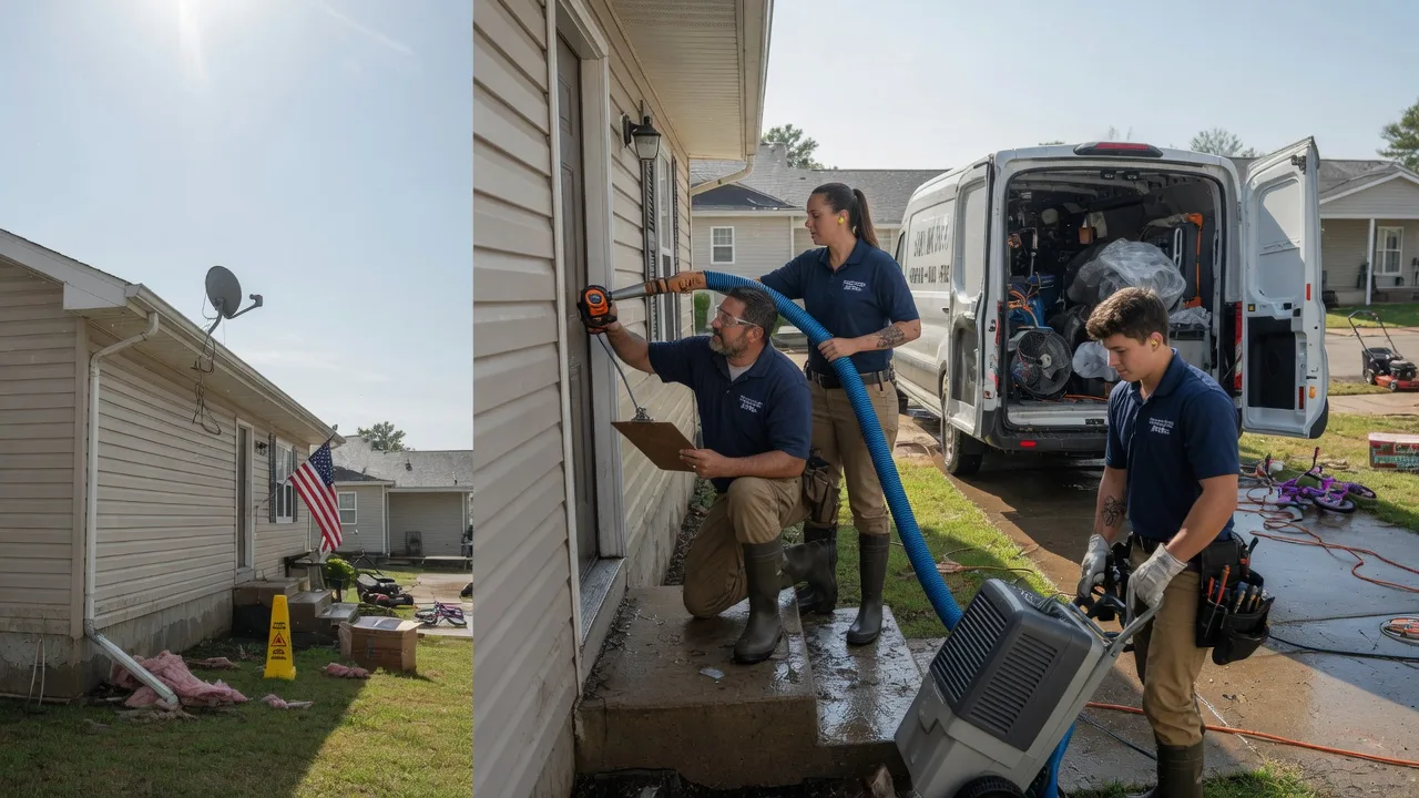 Ceiling Water Damage Restoration in Vera, OK near me